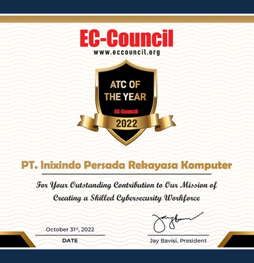 Inixindo Kembali Mendapatkan Penghargaan EC-Council Global Awards 2022