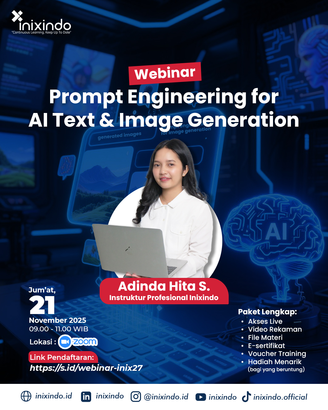 Webinar Prompt Engineering for AI Text & Image Generation