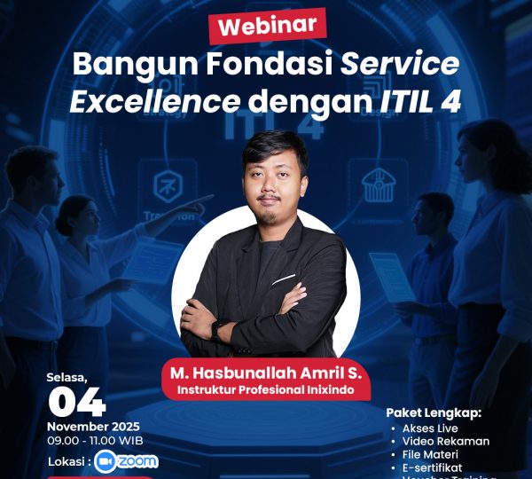 Bangun Fondasi Service Excellence dengan ITIL 4 (4 November 2025)
