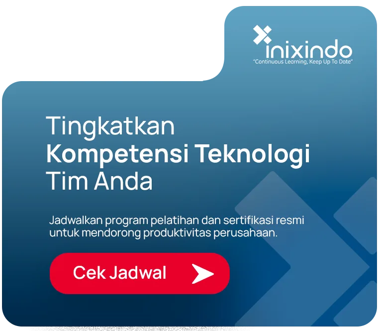 Cek jadwal pelatihan Inixindo