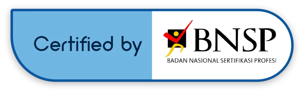 Certified by Sertifikasi BNSP