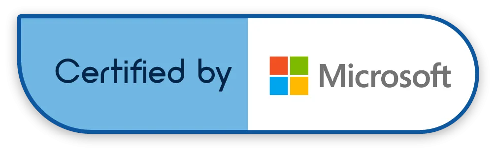 Certified by Microsoft