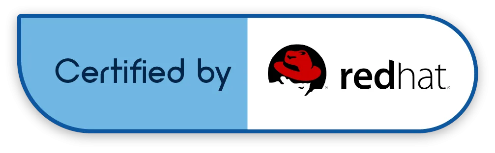 Certified by Red Hat