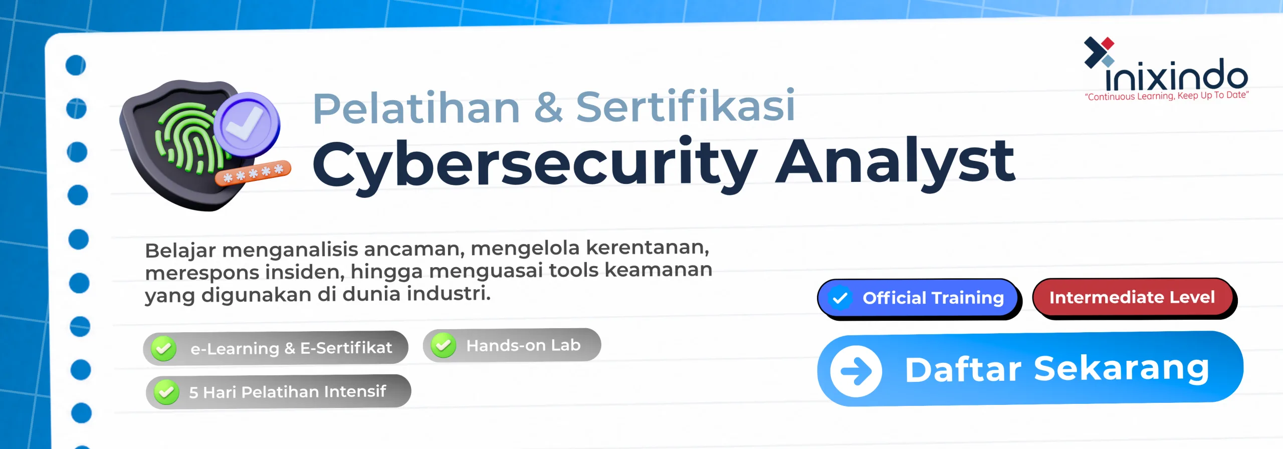 Pelatihan Cybersecurity Analyst