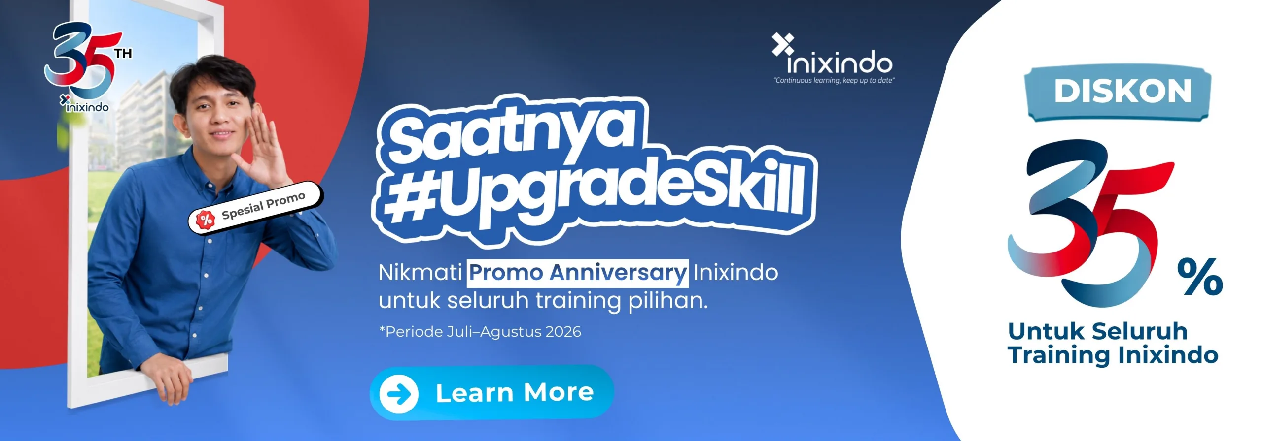 Anniversary Promo Inixindo - Upgrade Skill