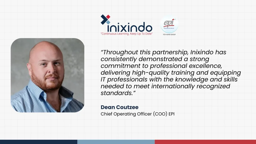 Dean Coutzee Apreciate Inixindo